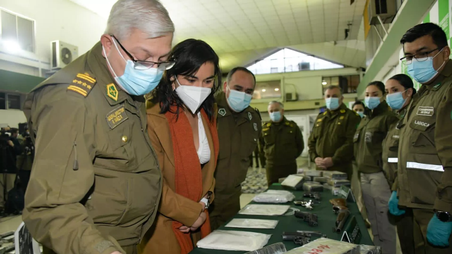 Incautación de drogas en Chile