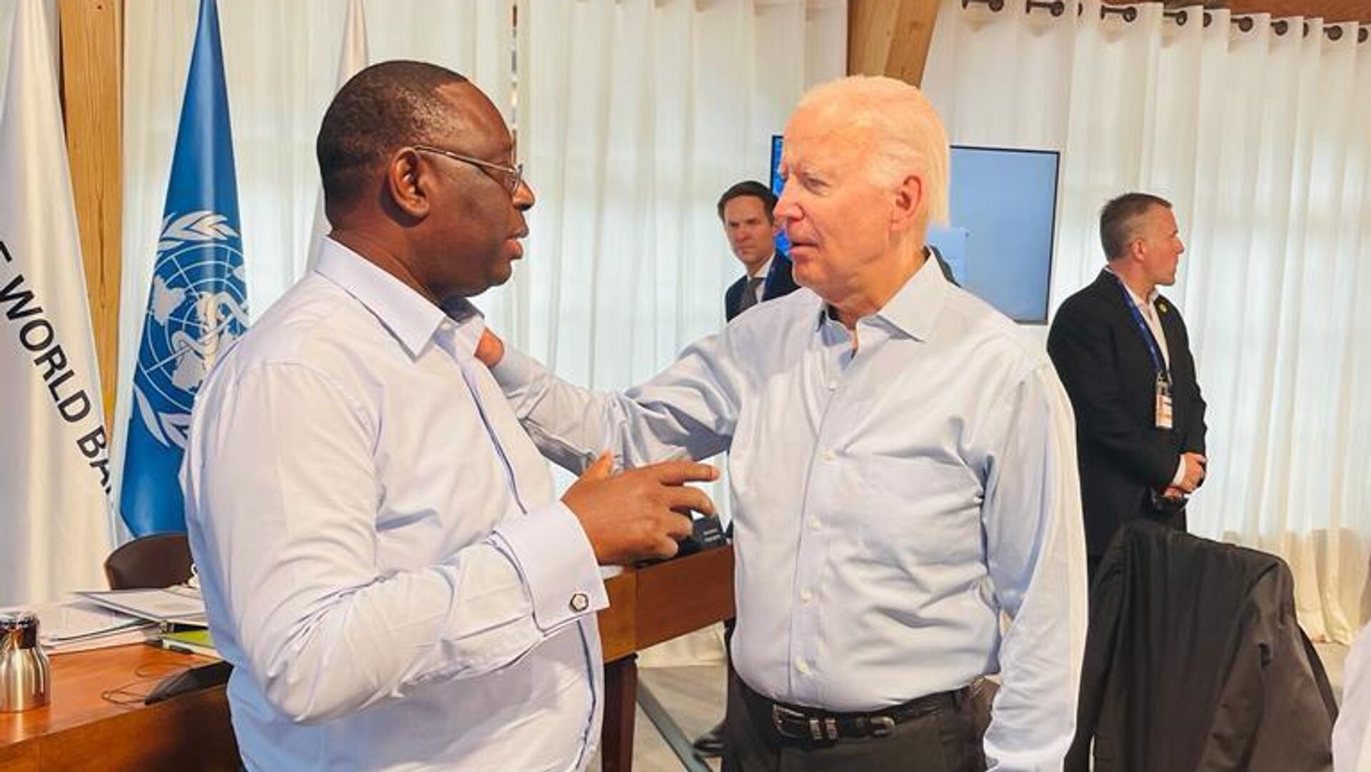 El presidente de Senegal, Macky Sall, y su homólogo estadounidense, Joe Biden El presidente de Senegal, Macky Sall, y su homólogo estadounidense, Joe Biden - Sputnik Mundo, 1920, 28.06.2022