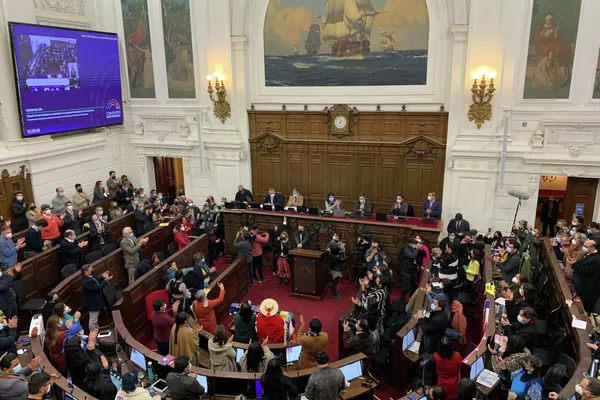 Último pleno de la Convención Constitucional chilena Último pleno de la Convención Constitucional chilena - Sputnik Mundo