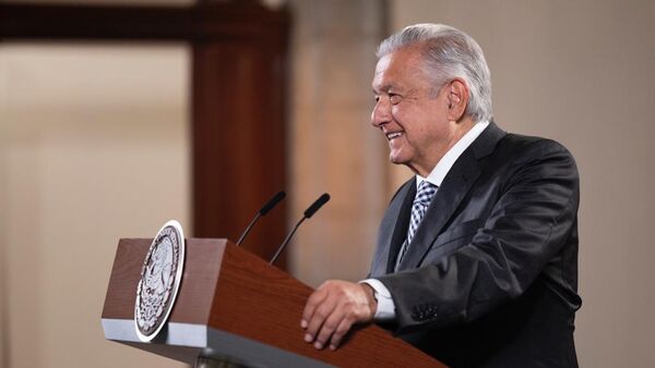 Andrés Manuel López Obrador, presidente de México - Sputnik Mundo