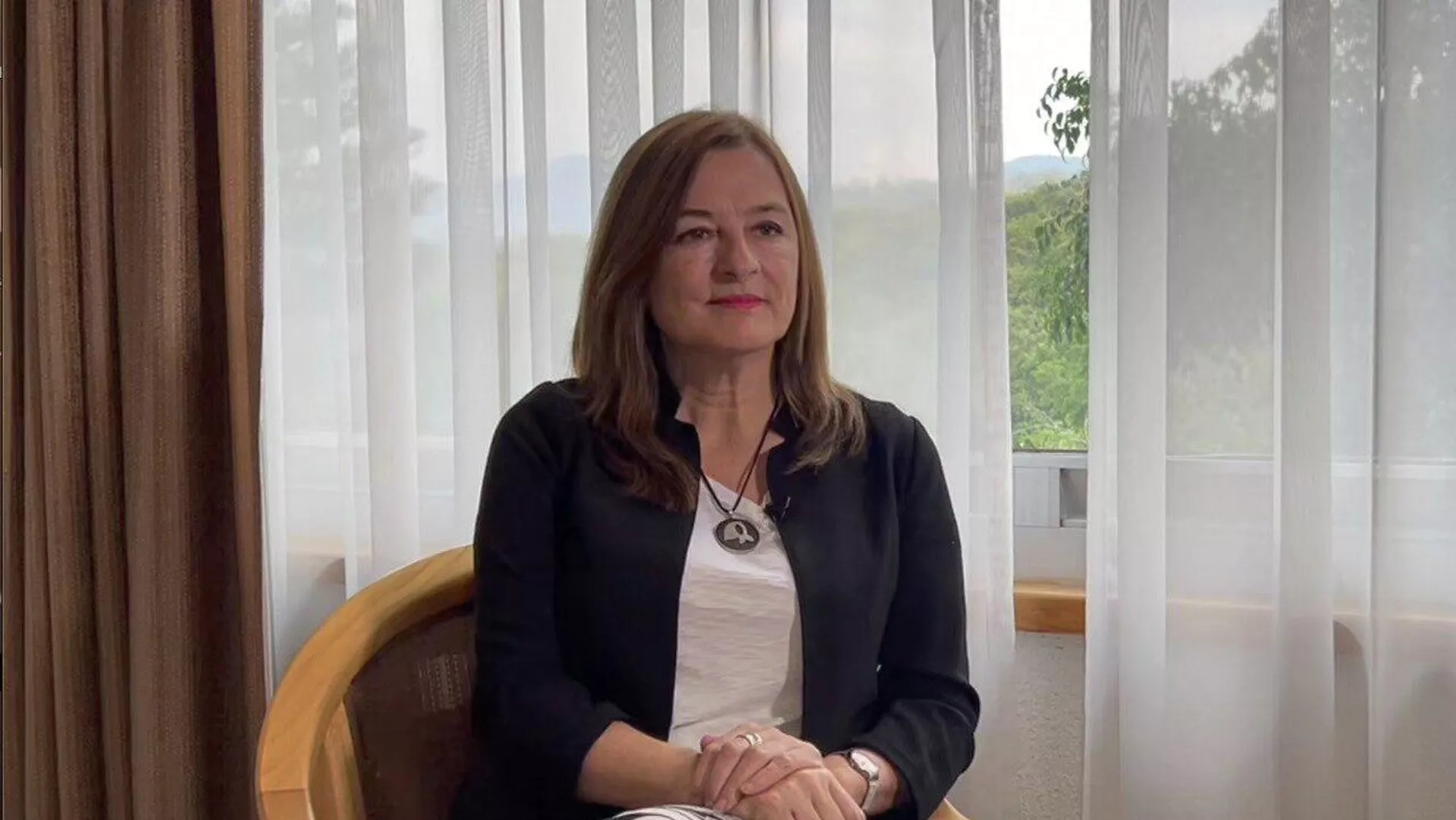 Estela Díaz, ministra de las Mujeres, Políticas de Género y Diversidad Sexual de la provincia de Buenos Aires, Argentina Estela Díaz, ministra de las Mujeres, Políticas de Género y Diversidad Sexual de la provincia de Buenos Aires, Argentina - Sputnik Mundo, 1920, 29.06.2022