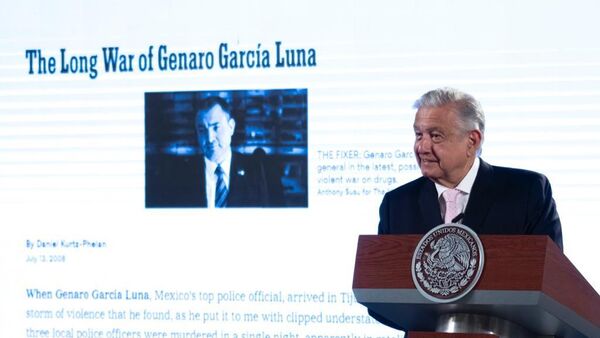 El presidente de México, Andrés Manuel López Obrador - Sputnik Mundo