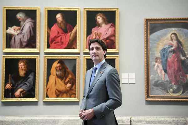 El primer ministro canadiense Justin Trudeau en el Museo del Prado de Madrid. El primer ministro canadiense Justin Trudeau en el Museo del Prado de Madrid. - Sputnik Mundo