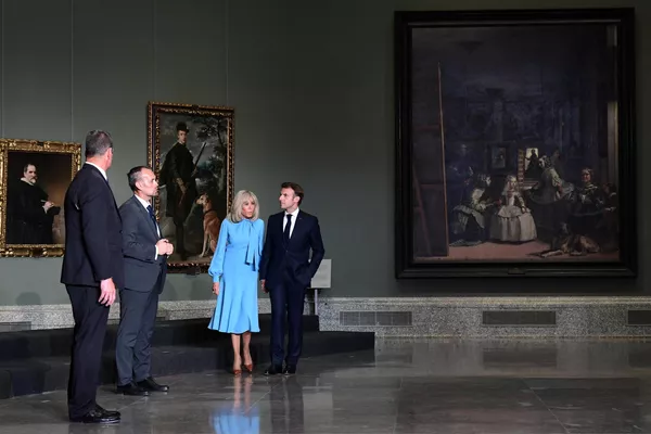 Un total de unas 60 personas, incluidos los reyes Felipe y Letizia, se reunieron para cenar en el Museo del Prado. La cena se celebró a puerta cerrada. Un total de unas 60 personas, incluidos los reyes Felipe y Letizia, se reunieron para cenar en el Museo del Prado. La cena se celebró a puerta cerrada. - Sputnik Mundo
