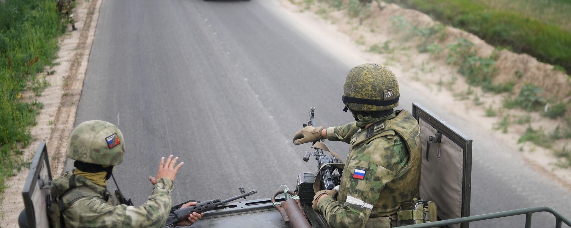 Militares rusos durante la operación especial militar de Rusia en Ucrania - Sputnik Mundo, 1920, 28.09.2022