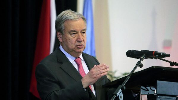 António Guterres,  el secretario general de las Naciones Unidas  - Sputnik Mundo