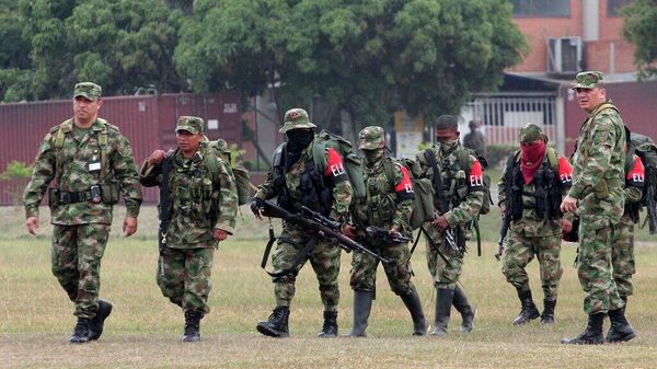 La guerrilla colombiana Ejército de Liberación Nacional (ELN) (archivo)  - Sputnik Mundo