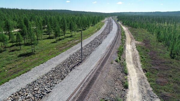 Ferrocarril clave del Este de Rusia, Baikal-Amur (BAM, por su siglas en ruso)  - Sputnik Mundo