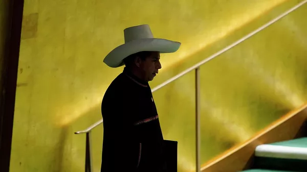 El presidente de Perú, Pedro Castillo - Sputnik Mundo