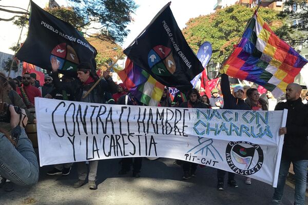 Paro general parcial de la central única de trabajadores de Uruguay, PIT-CNT - Sputnik Mundo