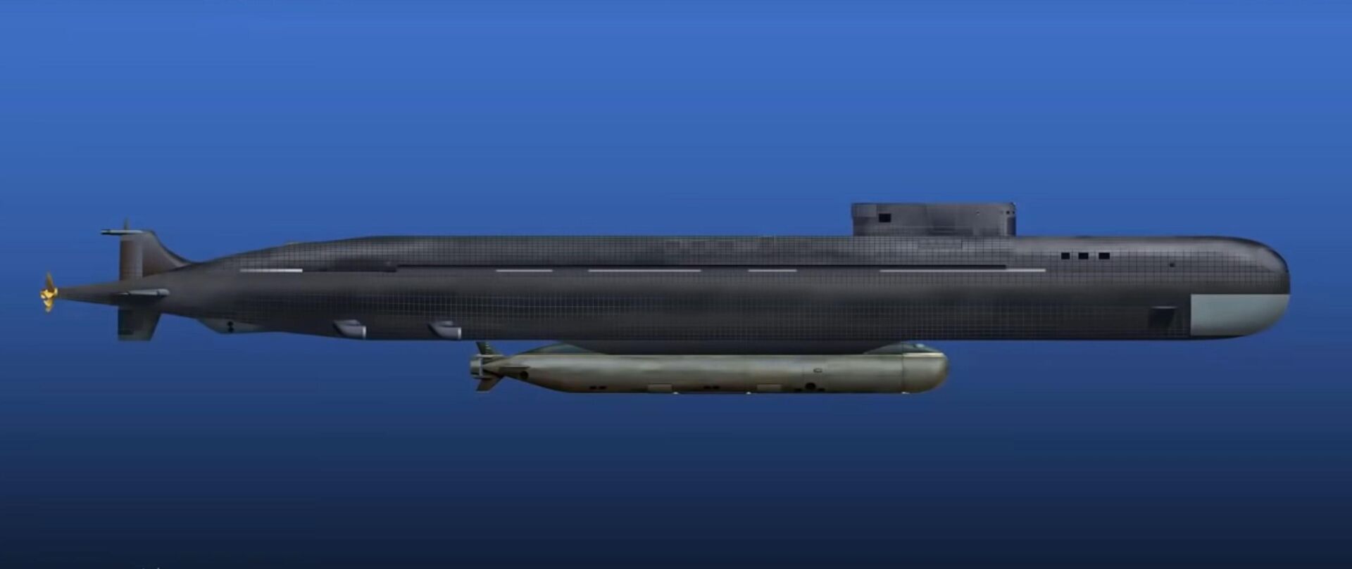 Ilustración del Bélgorod realizada por HI Sutton - Sputnik Mundo, 1920, 10.07.2022