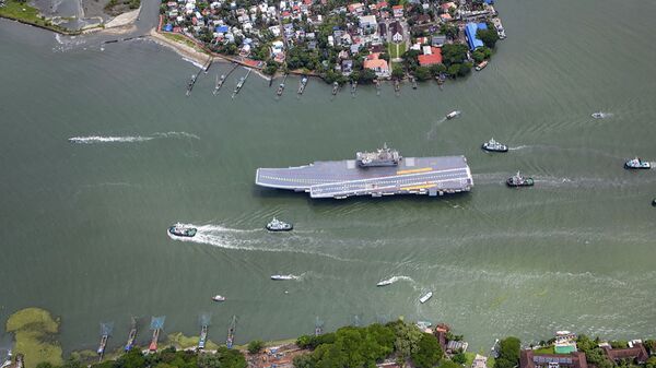 El portaviones INS Vikrant - Sputnik Mundo