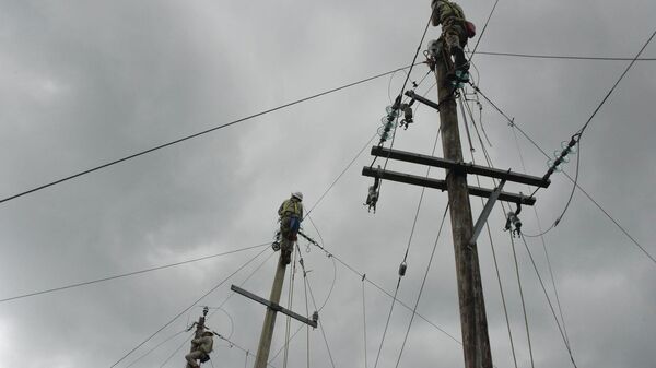 Trabajadores de la electricidad de la CFE mexicana. - Sputnik Mundo