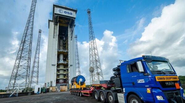 Fotografía de las instalaciones de la ESA en la Guayana Frances - Sputnik Mundo