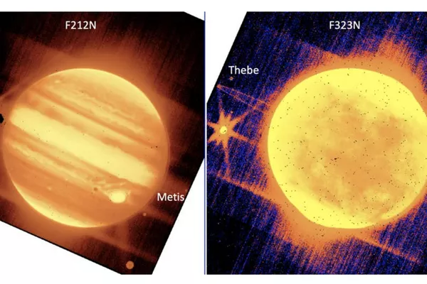 Imágenes del planeta Júpiter tomadas por el telescopio James Webb de la NASA Imágenes del planeta Júpiter tomadas por el telescopio James Webb de la NASA - Sputnik Mundo