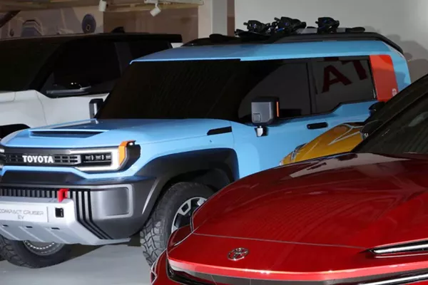 El Toyota Compact Cruiser visto en la presentación de los vehículos eléctricos del fabricante japonés El Toyota Compact Cruiser visto en la presentación de los vehículos eléctricos del fabricante japonés - Sputnik Mundo