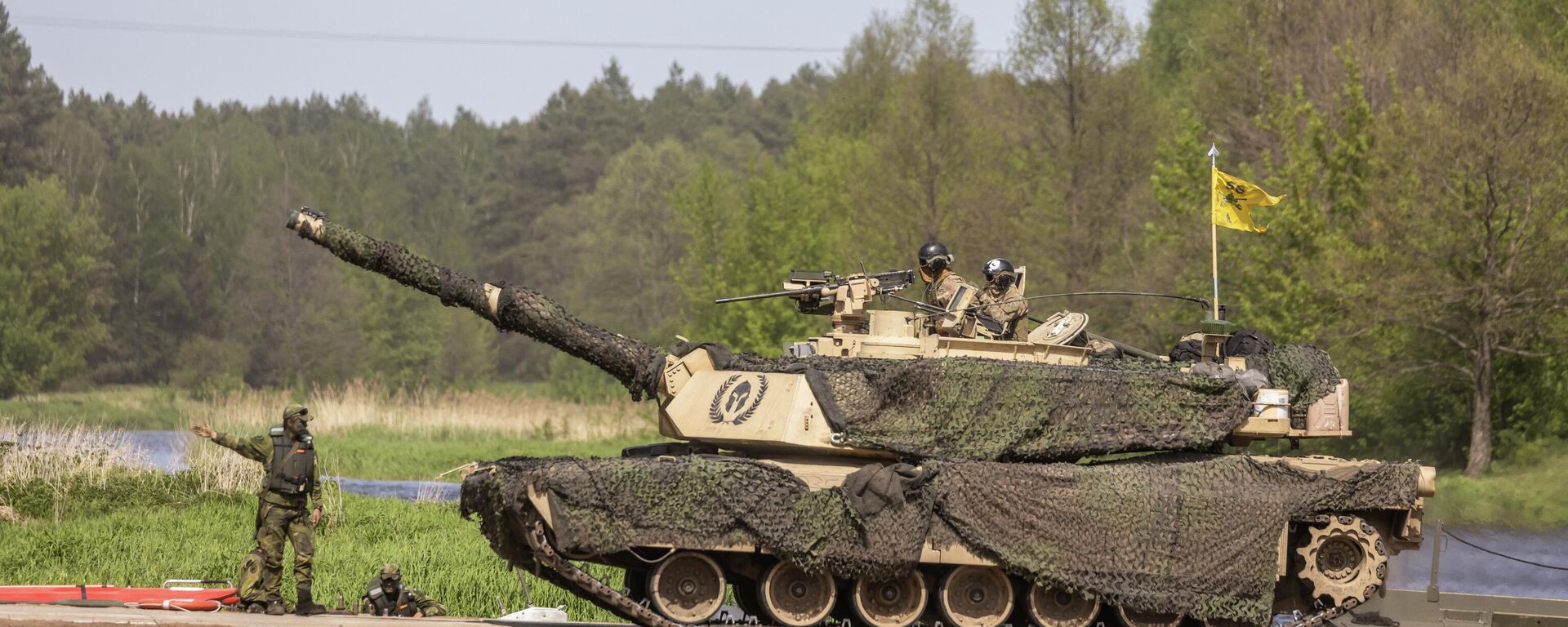 Un tanque Abrams en Polonia  - Sputnik Mundo, 1920, 18.07.2022