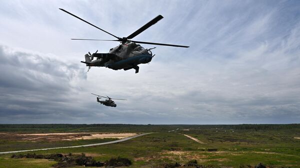 El helicóptero ruso Mi-24 Krokodil - Sputnik Mundo