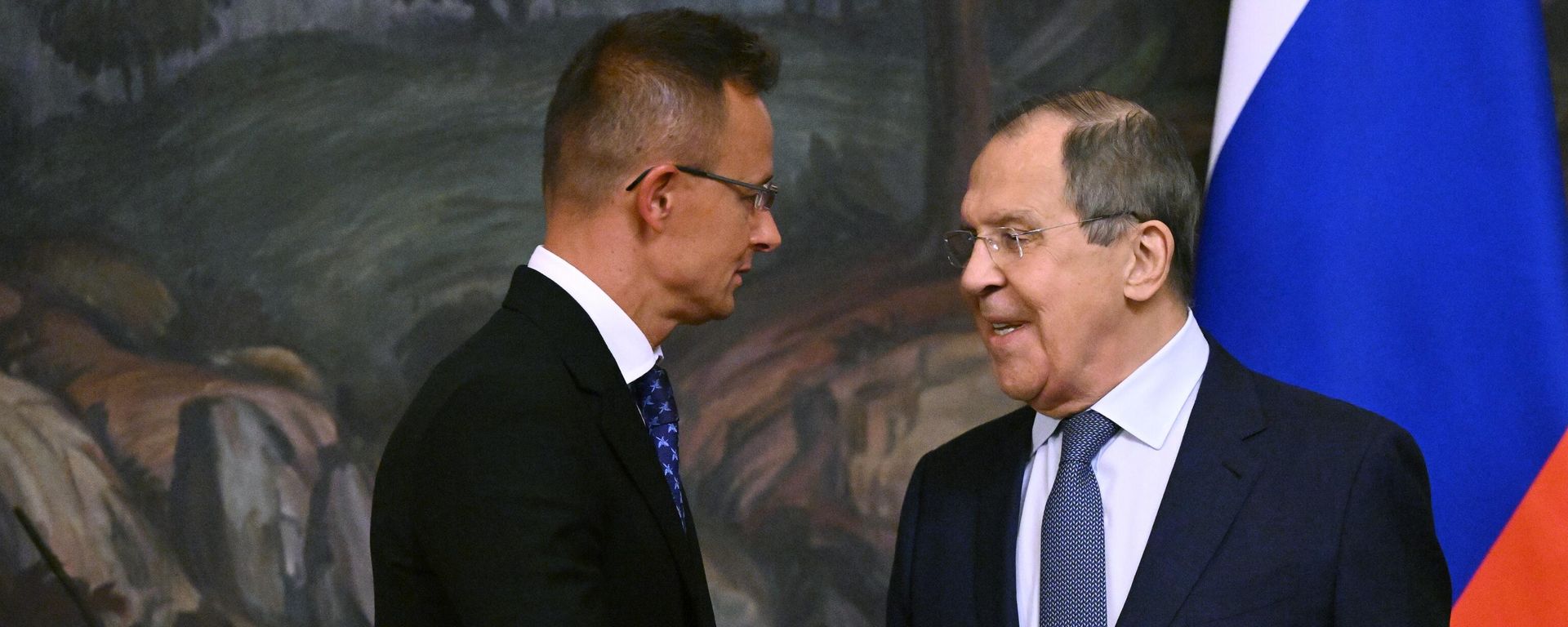 El ministro de Exteriores de Hungría, Peter Szijjarto, y su homólogo ruso, Serguéi Lavrov El ministro de Exteriores de Hungría, Peter Szijjarto, y su homólogo ruso, Serguéi Lavrov - Sputnik Mundo, 1920, 21.07.2022