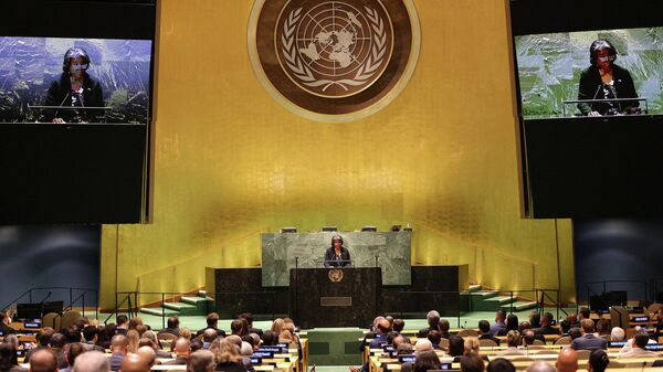 Linda Thomas-Greenfield, embajadora de EEUU ante la Organización de las Naciones Unidas - Sputnik Mundo