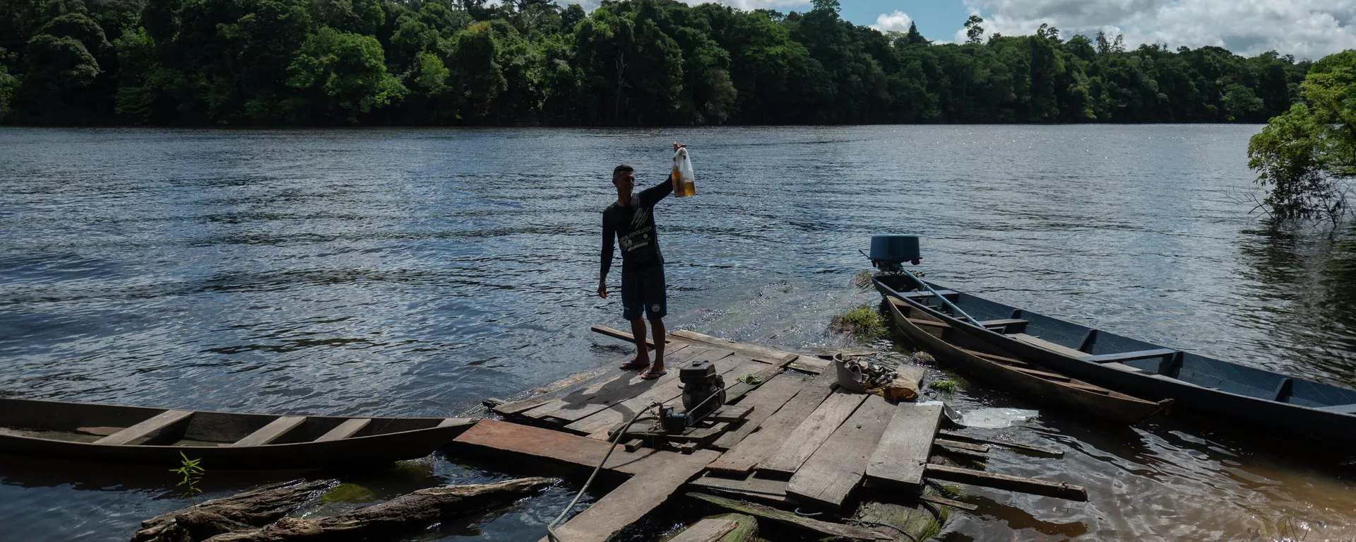 Un río en la Amazonía Un río en la Amazonía - Sputnik Mundo, 1920, 27.07.2022