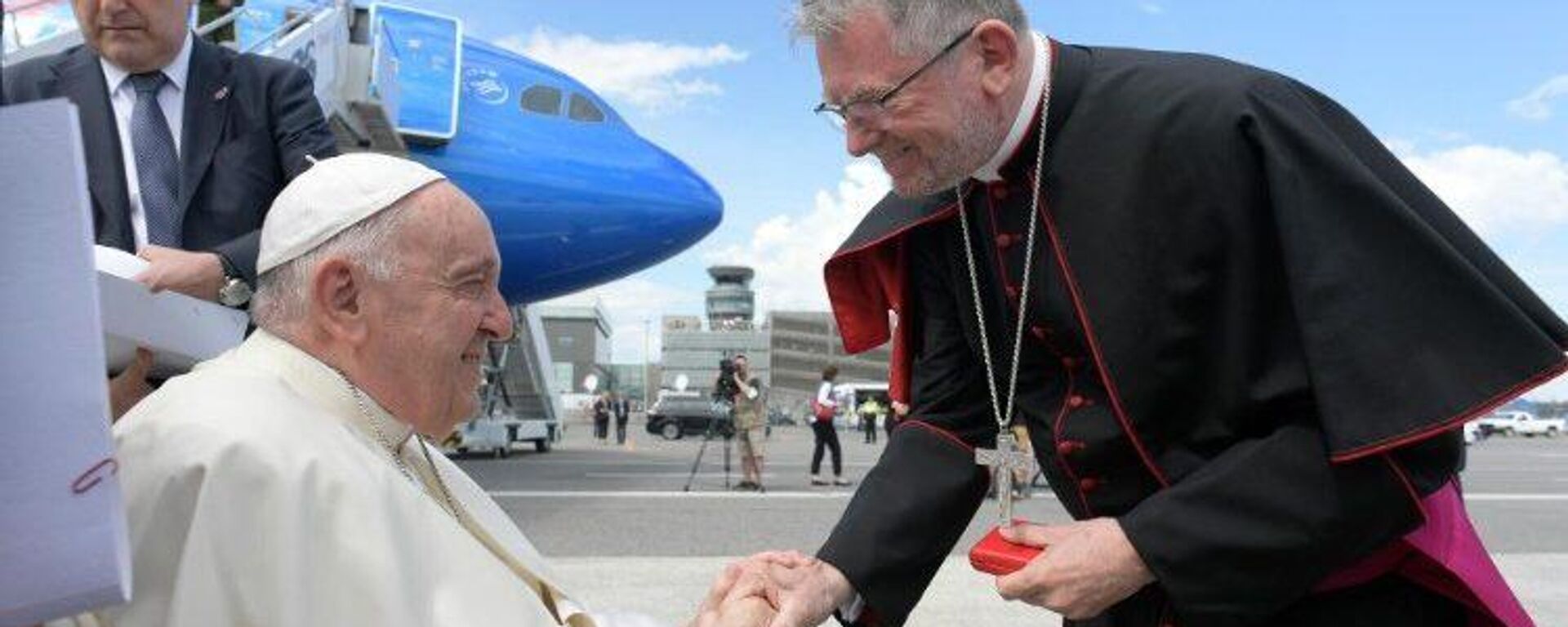 El papa Francisco durante su visita protocolaria a Canadá. - Sputnik Mundo, 1920, 28.07.2022