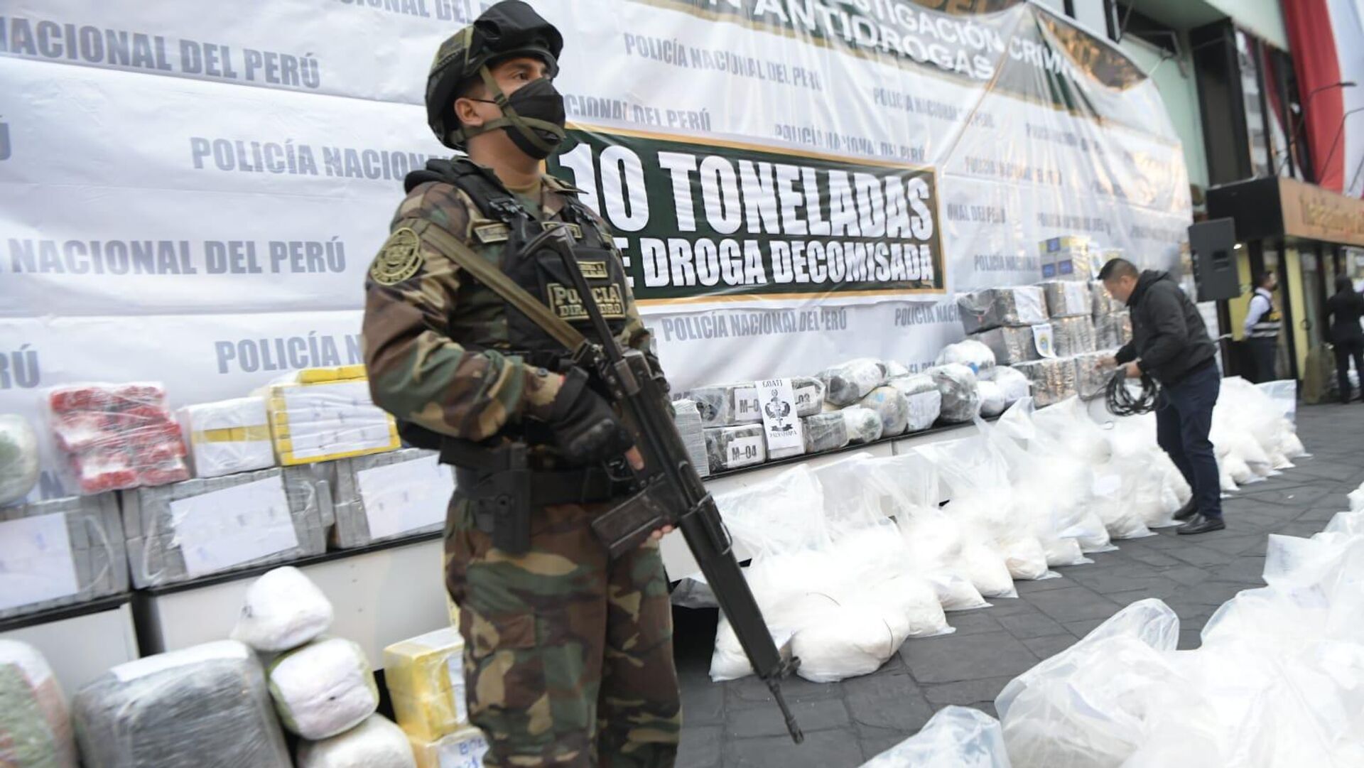 Drogas decomisadas por la Policía de Perú Drogas decomisadas por la Policía de Perú - Sputnik Mundo, 1920, 21.09.2022