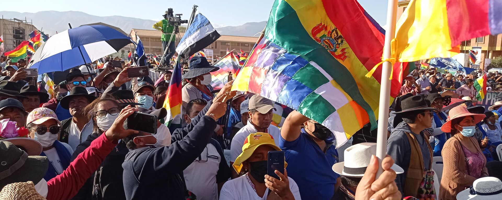 La comunidad de Ucureña, en el municipio de Cliza, celebra la visita de Luis Arce - Sputnik Mundo, 1920, 03.08.2022