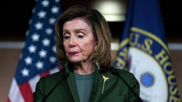 Nancy Pelosi, la presidenta de la Cámara de Representantes de EEUU - Sputnik Mundo