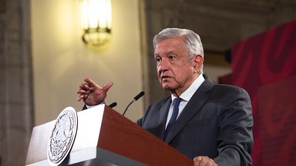 Andrés Manuel López Obrador, presidente de México - Sputnik Mundo