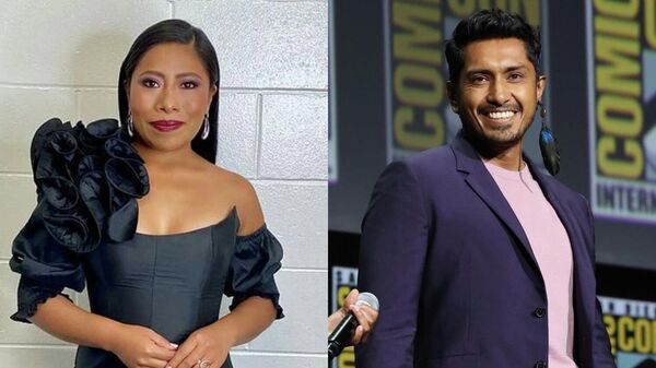 Yalitza Aparicio y Tenoch Huerta, actores mexicanos - Sputnik Mundo