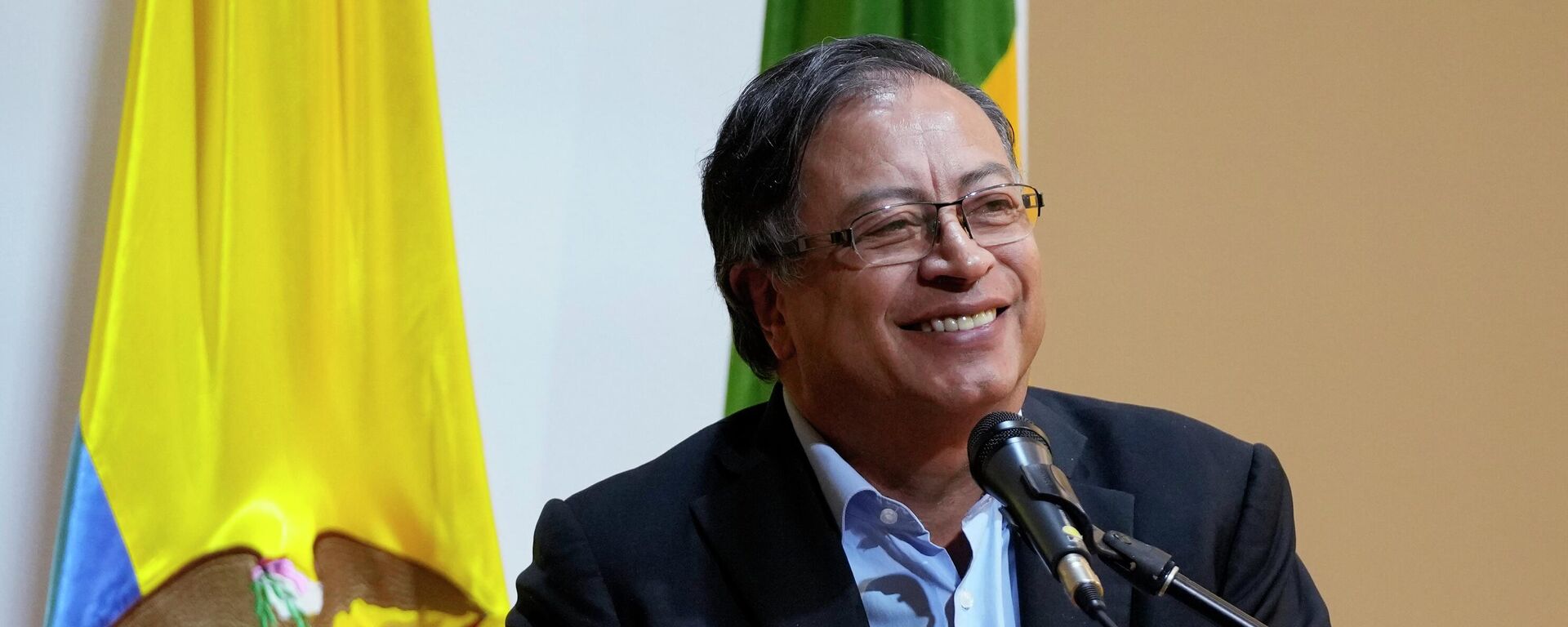 El presidente de Colombia, Gustavo Petro, durante un acto en Bogotá - Sputnik Mundo, 1920, 20.10.2022