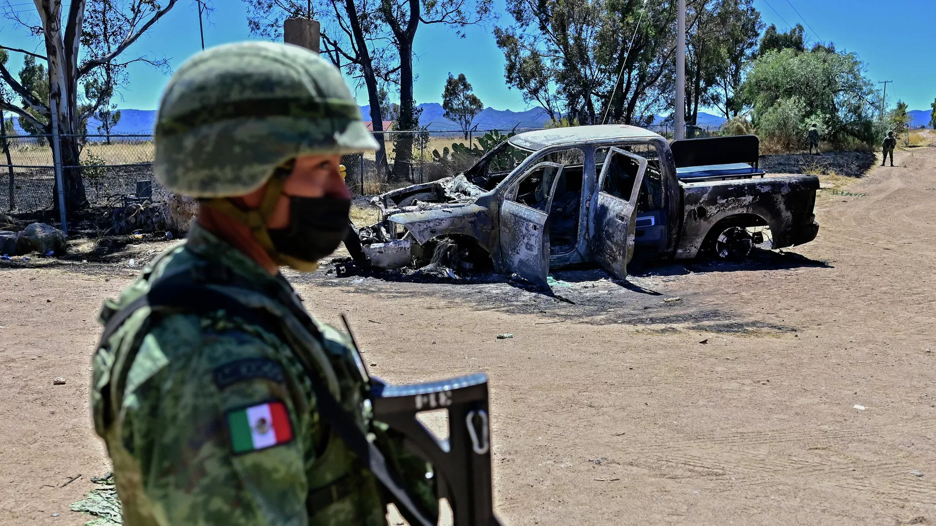 Un soldado del ejército mexicano durante un operativo en Zacatecas, en el centro de México Un soldado del ejército mexicano durante un operativo en Zacatecas, en el centro de México - Sputnik Mundo, 1920, 10.08.2022