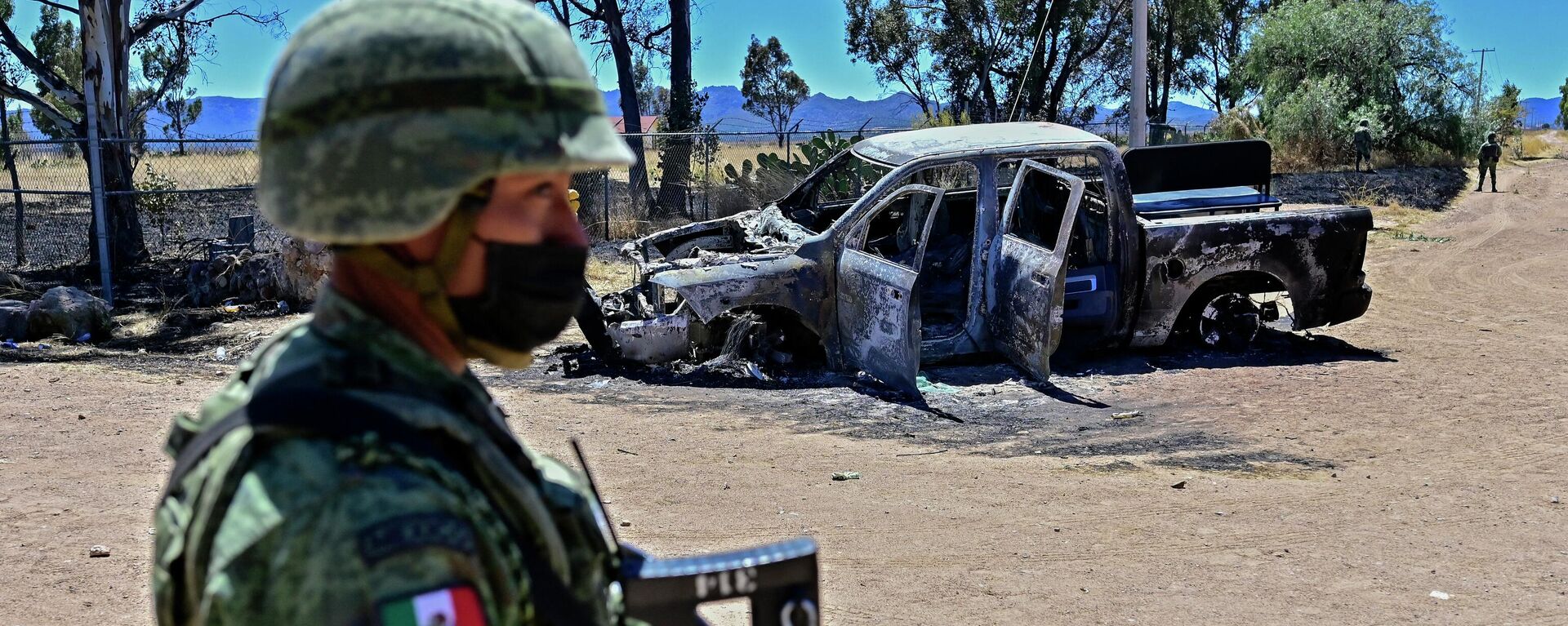 Un soldado del ejército mexicano durante un operativo en Zacatecas, en el centro de México - Sputnik Mundo, 1920, 30.08.2022