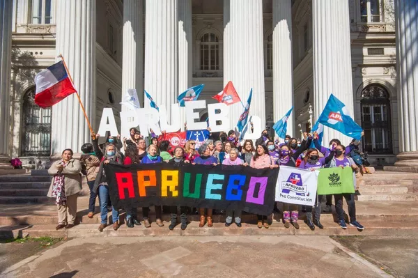 Campaña por el Apruebo en Chile Campaña por el Apruebo en Chile - Sputnik Mundo