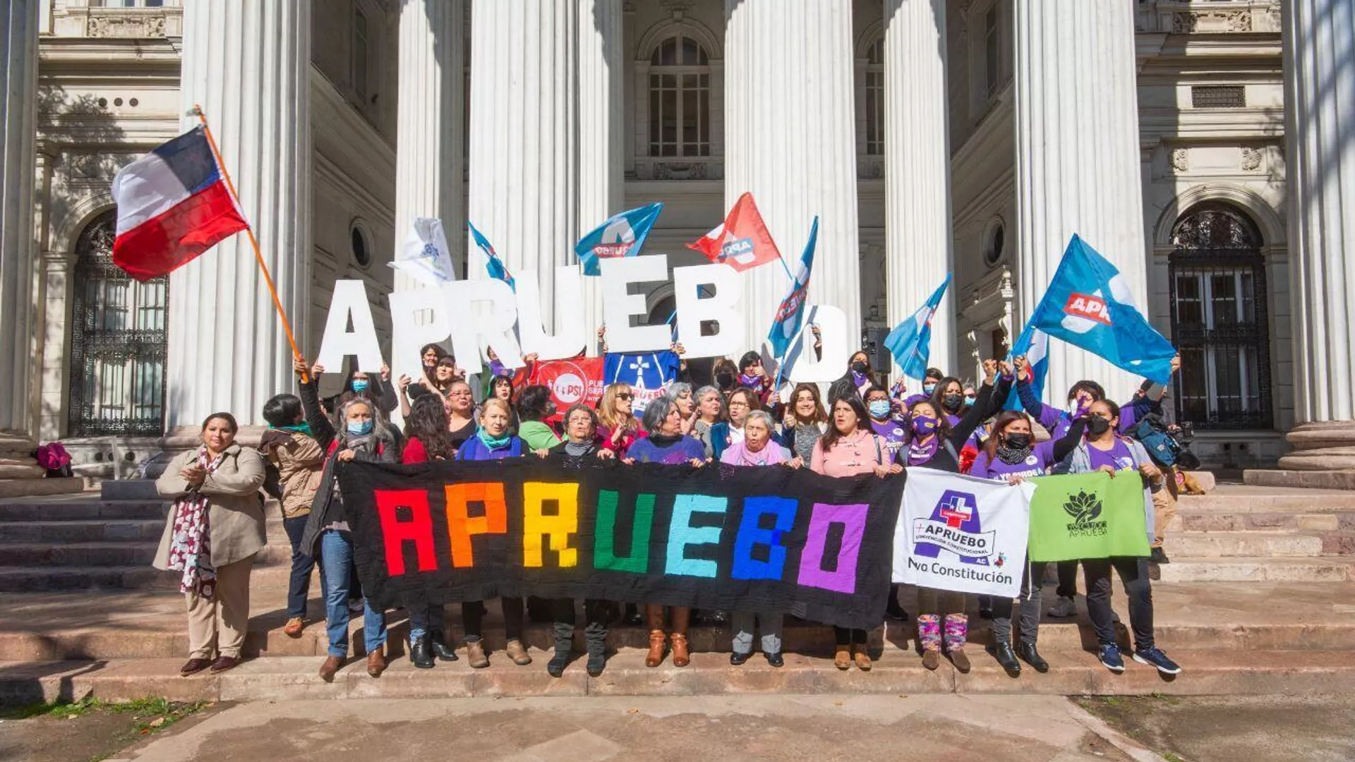 Campaña por el Apruebo en Chile