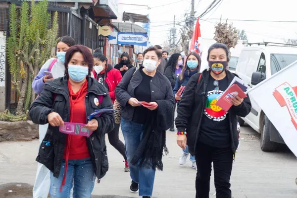 Campaña por el Apruebo en Chile Campaña por el Apruebo en Chile - Sputnik Mundo