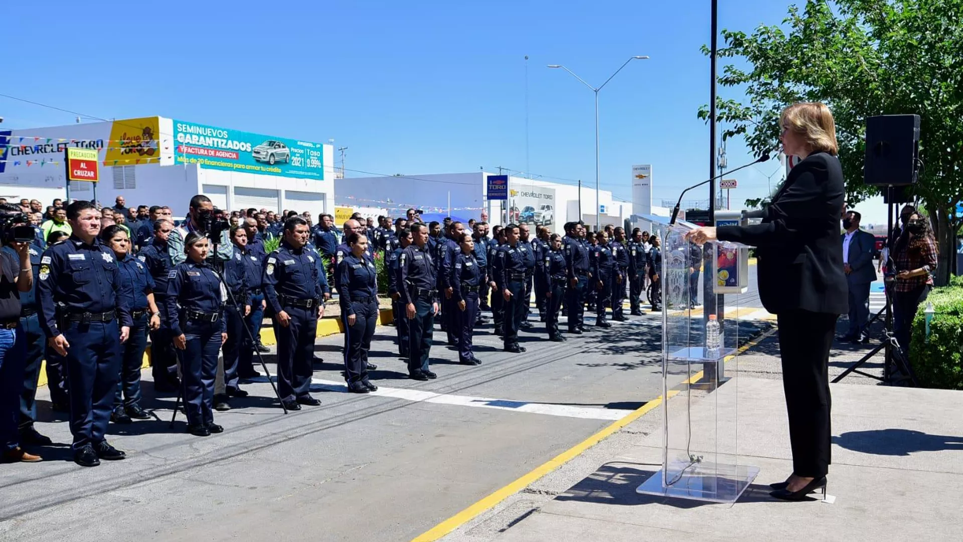 Fuerzas de seguridad estatales de Chihuahua.