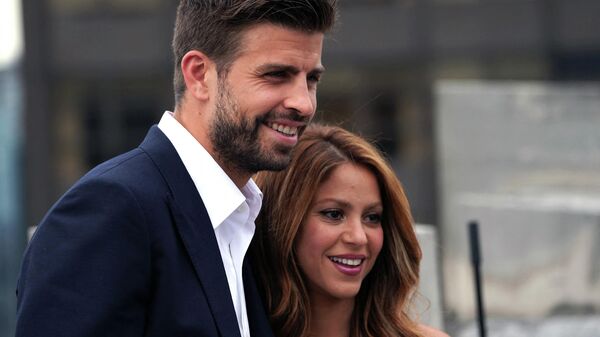 Gerard Piqué y Shakira durante la presentación de la Copa Davis, en septiembre de 2019 - Sputnik Mundo