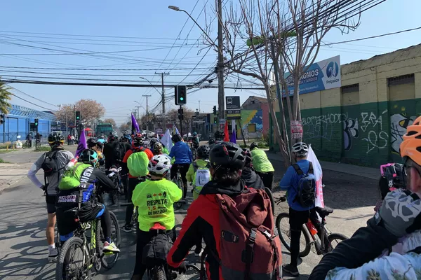 Ciclo-marcha por el Apruebo en Santiago Ciclo-marcha por el Apruebo en Santiago - Sputnik Mundo