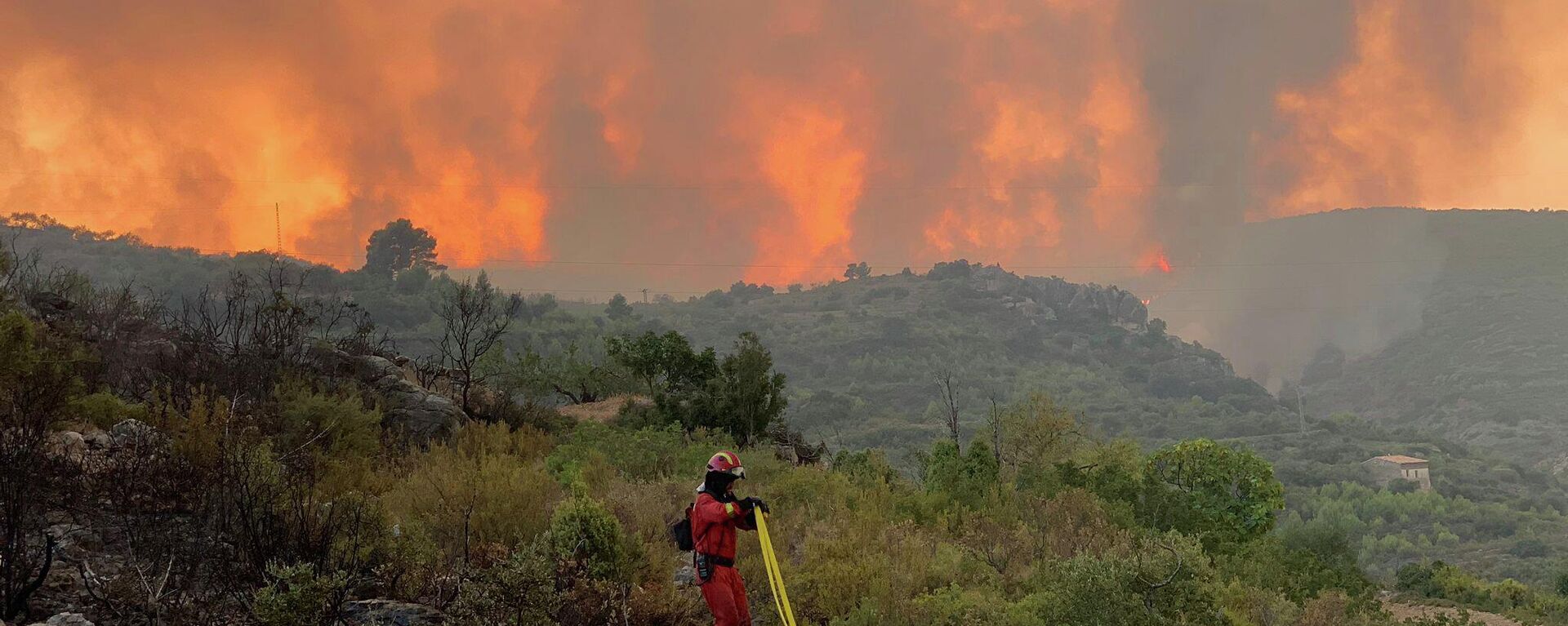 Incendio forestal (imagen referencial) - Sputnik Mundo, 1920, 07.03.2023