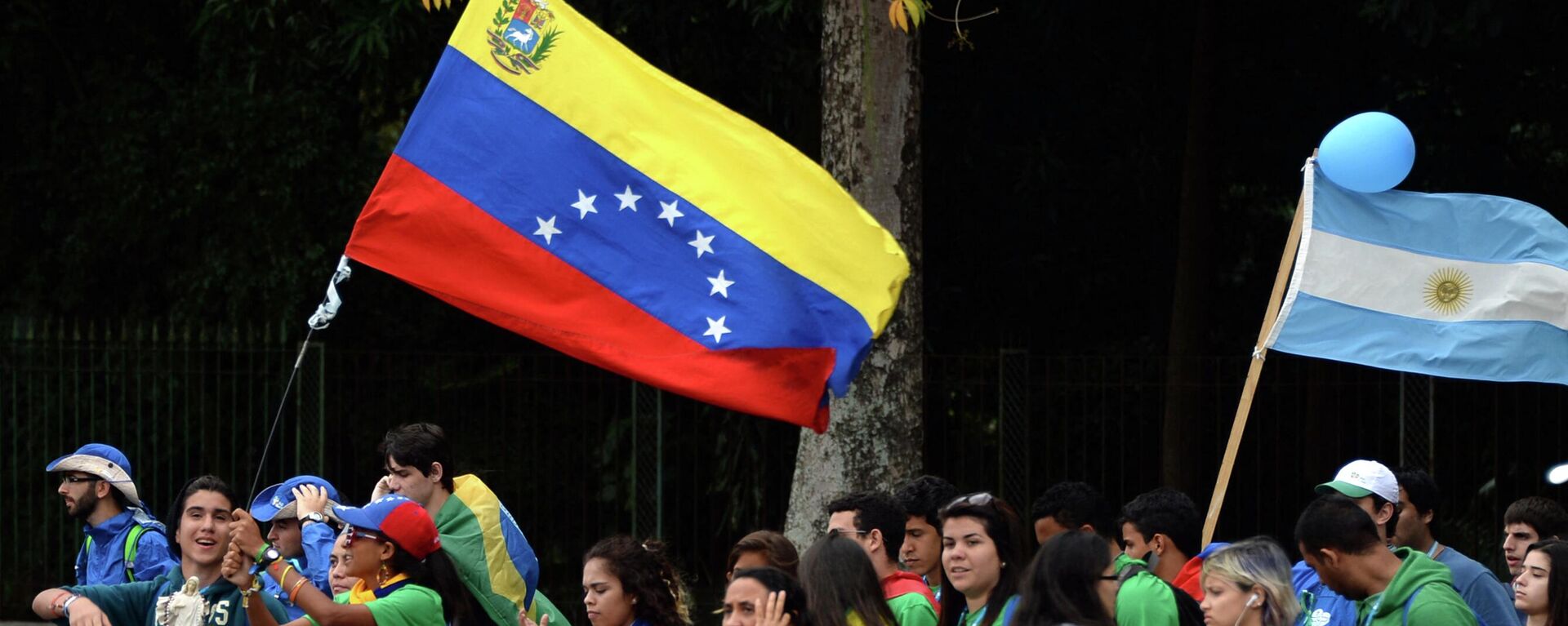 Banderas de Argentina y Venezuela  - Sputnik Mundo, 1920, 17.08.2022