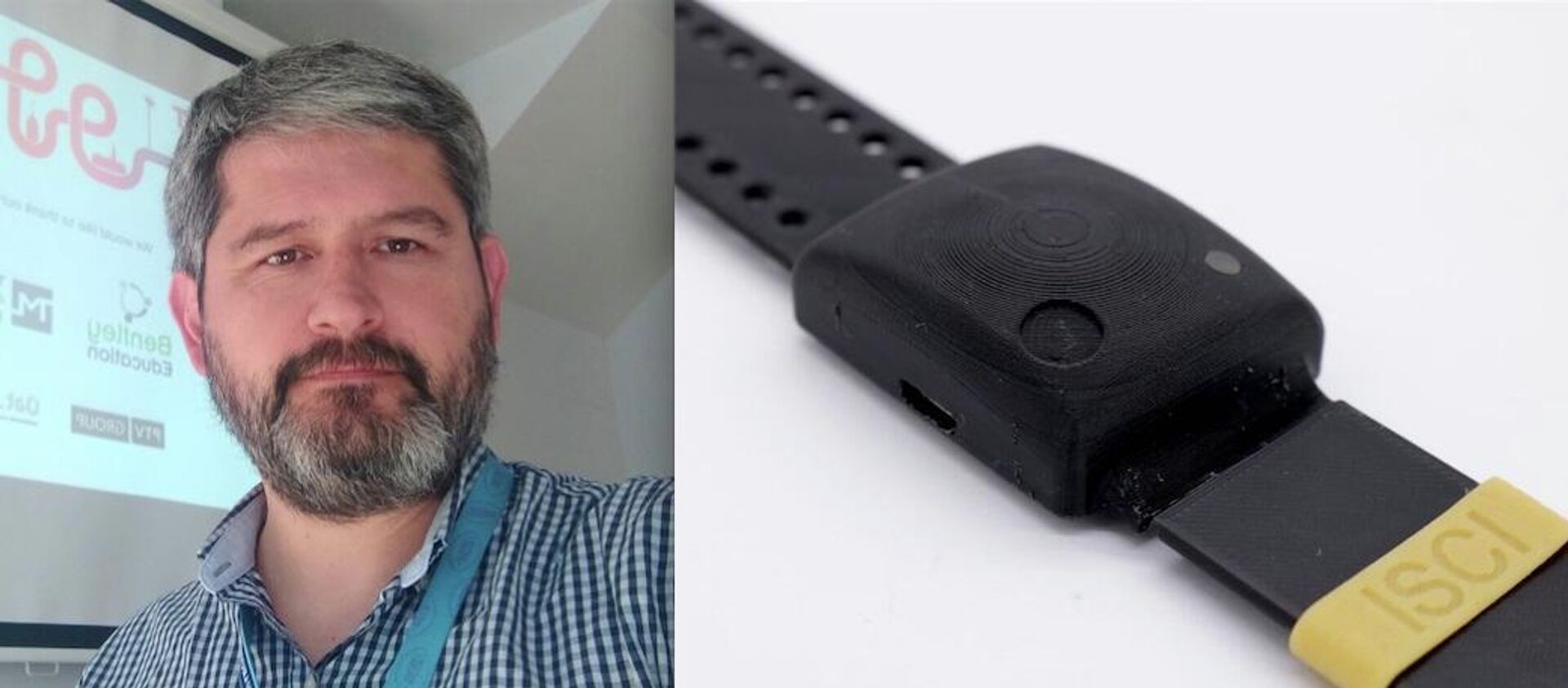 Ángelo Guevara y detalle pulsera - Sputnik Mundo, 1920, 19.08.2022