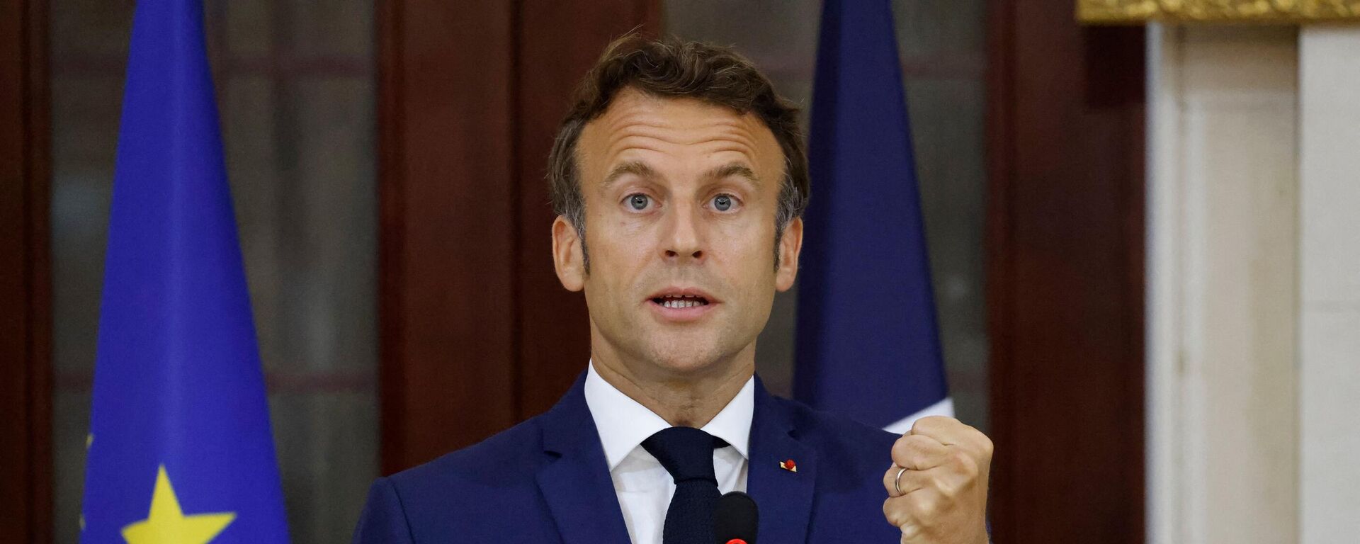 Emmanuel Macron, presidente de Francia - Sputnik Mundo, 1920, 02.09.2022