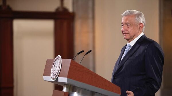 El presidente de México, Andrés Manuel López Obrador - Sputnik Mundo