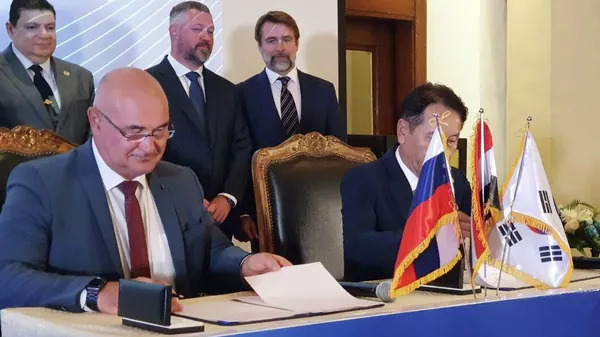 Rosatom firma contrato con una empresa surcoreana para las obras de una central nuclear en Egipto - Sputnik Mundo