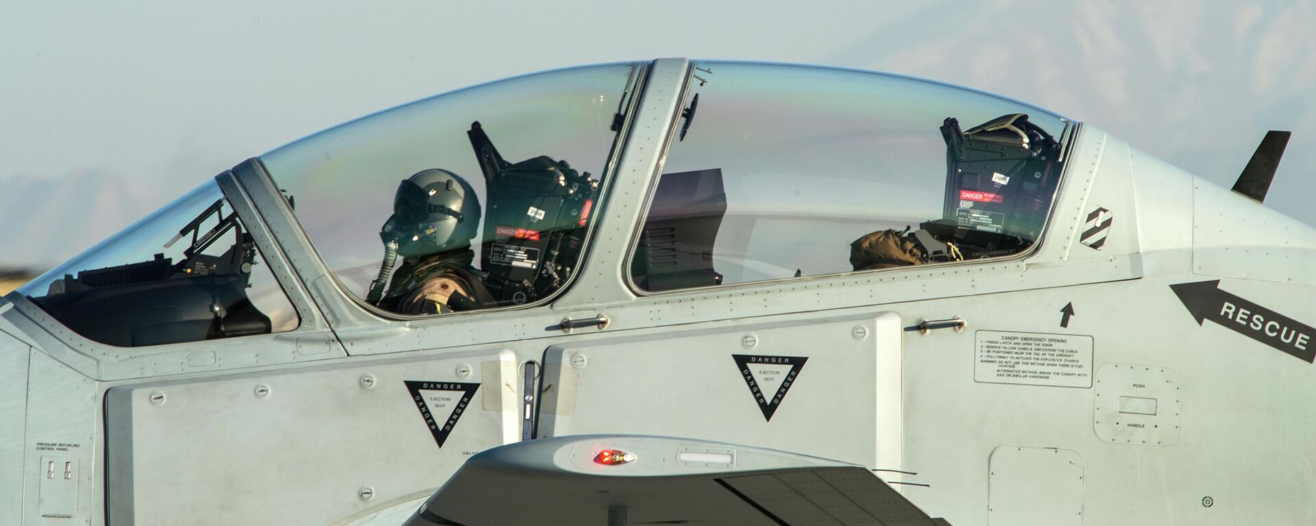 Un avión militar Tucano de la Fuerza Aérea de Afganistán (imagen referencial) - Sputnik Mundo, 1920, 02.07.2023