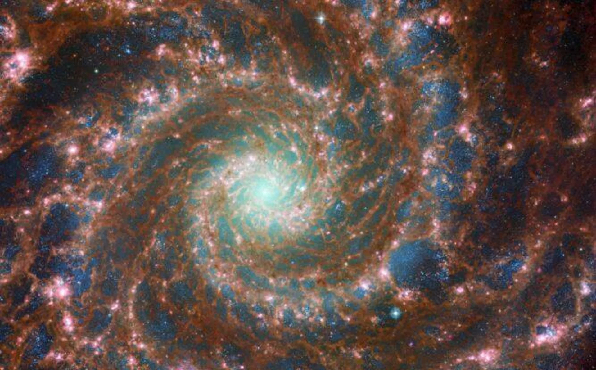 Imagen compuesta que combina las observaciones del Hubble y del JWST de la Galaxia Fantasma Imagen compuesta que combina las observaciones del Hubble y del JWST de la Galaxia Fantasma - Sputnik Mundo, 1920, 01.09.2022