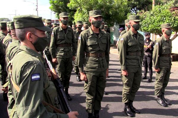 Efectivos militares del Ejército de Nicaragua - Sputnik Mundo