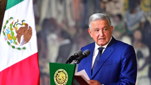 Andrés Manuel López Obrador, presidente de México - Sputnik Mundo